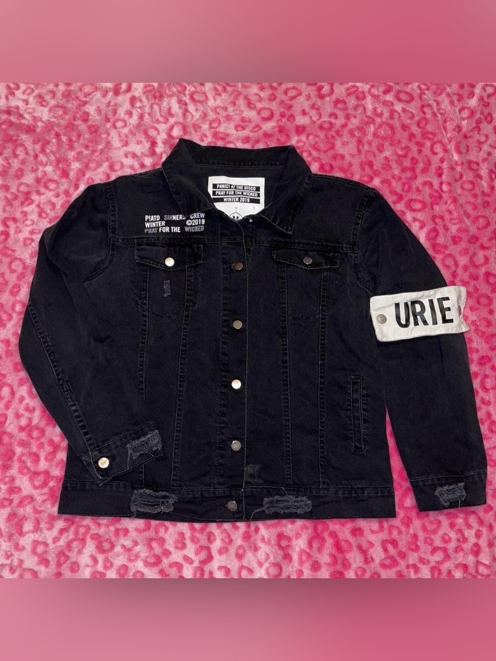 official Panic! at the Disco Sinners Crew 2019 jean jacket